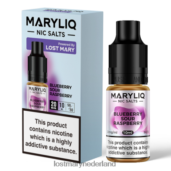 LOST MARY Nederland - verloren mary maryliq nic-zouten - 10 ml bosbes zure framboos 2684Z207