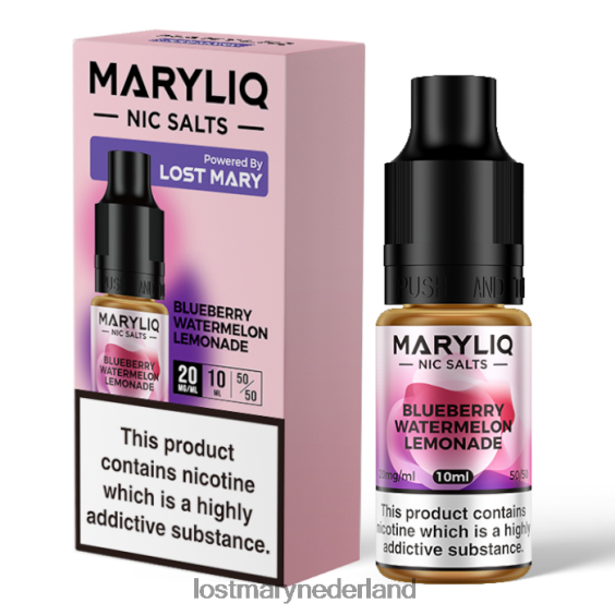 LOST MARY sale - verloren mary maryliq nic-zouten - 10 ml bosbes 2684Z208