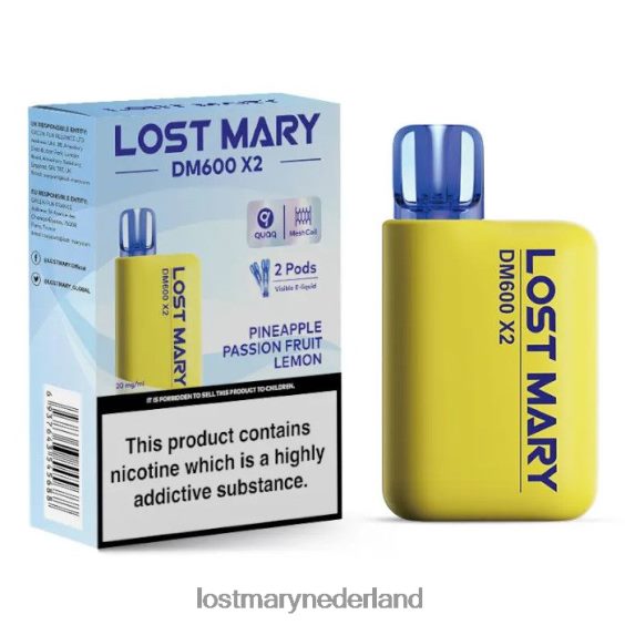 LOST MARY Nederland - verloren mary dm600 x2 wegwerpvape ananas passievrucht citroen 2684Z197
