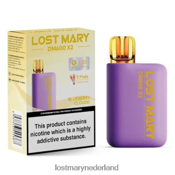 LOST MARY flavours - verloren mary dm600 x2 wegwerpvape bosbessenwolk 2684Z190