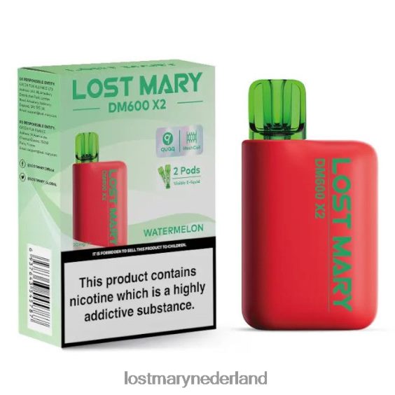 LOST MARY flavours - verloren mary dm600 x2 wegwerpvape watermeloen 2684Z200