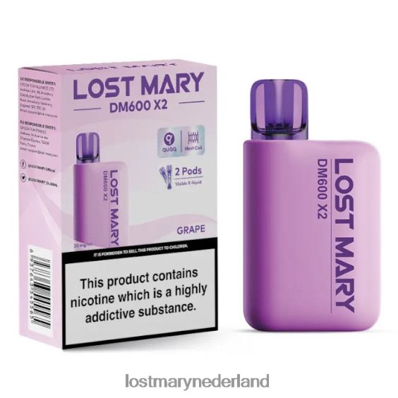 LOST MARY vape Nederland - verloren mary dm600 x2 wegwerpvape druif 2684Z192