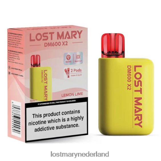 LOST MARY vape review - verloren mary dm600 x2 wegwerpvape Citroen limoen 2684Z194