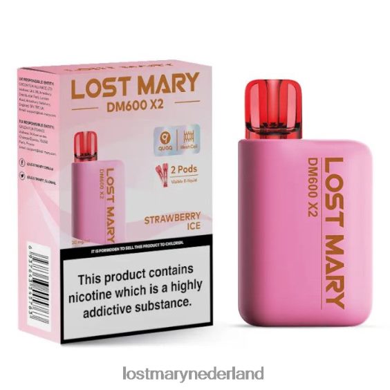 LOST MARY vape smaken - verloren mary dm600 x2 wegwerpvape aardbeien ijs 2684Z205
