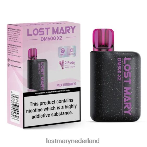 LOST MARY vapes bestellen - verloren mary dm600 x2 wegwerpvape bessen mengen 2684Z196