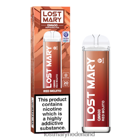 LOST MARY vape review - verloren mary qm600 wegwerpvape rode mojito 2684Z164